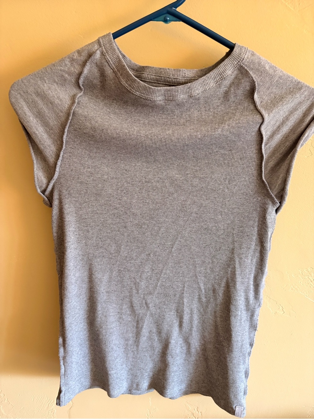 We The Free Ribbed Tank Top - Taupe